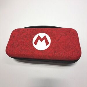 Nintendo Switch Carrying Case Mario Red Travel Hard‎ Shell